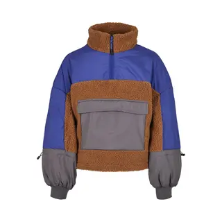 Urban Classics Women's Tricolour Urban Hiking Classics Sherpa Jacket