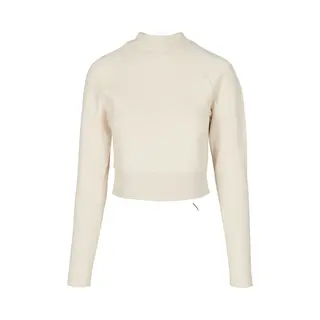 Urban Classics Ladies Interlock Short Turtleneck Crew Sand Xl