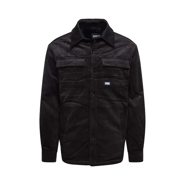 Urban Classics Corduroy Shirt Jacket Black S thumbnail