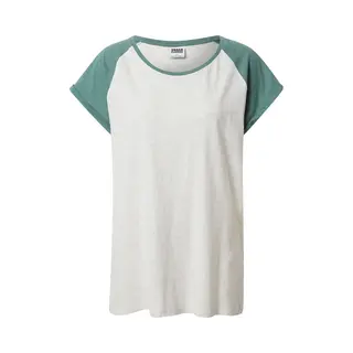 Urban Classics, Damen, Shirts, Ladies Contrast Raglan Tee, Grau, (5XL)