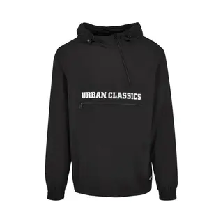Urban Classics Commuter Pull Over Jacket, Black, L