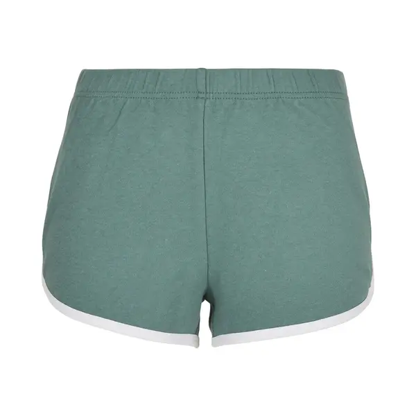 Urban Classics Ladies Organic Interlock Retro Hotpants Paleleaf/White 3XL thumbnail