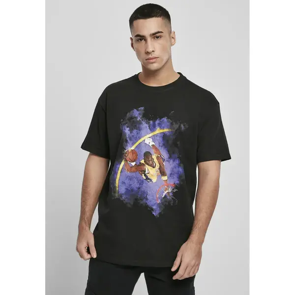 Mister Tee - Basketball Clouds 2.0 Oversize Heren Tshirt - Xs - Zwart thumbnail