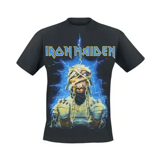 Iron Maiden Powerslave Mummy T-Shirt Black