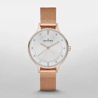 Skagen SKW2151P Armbanduhr Weiblich Rosa-Goldfarben