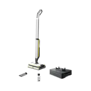 Kärcher Fc 7 Plus Elektrische dweil Batterij/Accu Nat Zakloos Zilver 2,85 Ah