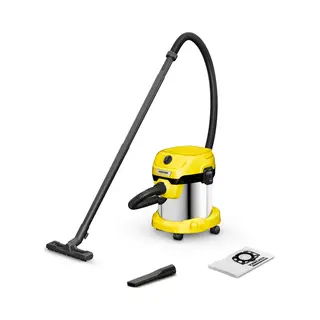 Kärcher Wd 2 Plus S V-15/4/18 15 l Trommelstofzuiger Droog en nat 1000 W Stofzak