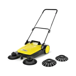 Kärcher S 4 Twin 2-in-1 Teppichkehrer Schwarz, Gelb