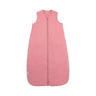 Meyco Baby Uni Baby Slaapzak Gevoerd - Pre-washed Hydrofiel - Rose - 90cm - 2.0 Tog