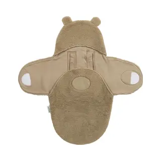 Wikkeldeken Meyco Teddy Bear Warm Brown