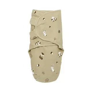 Inbakerdoek Swaddle Meyco Forest Animals Sand 4-6mnd