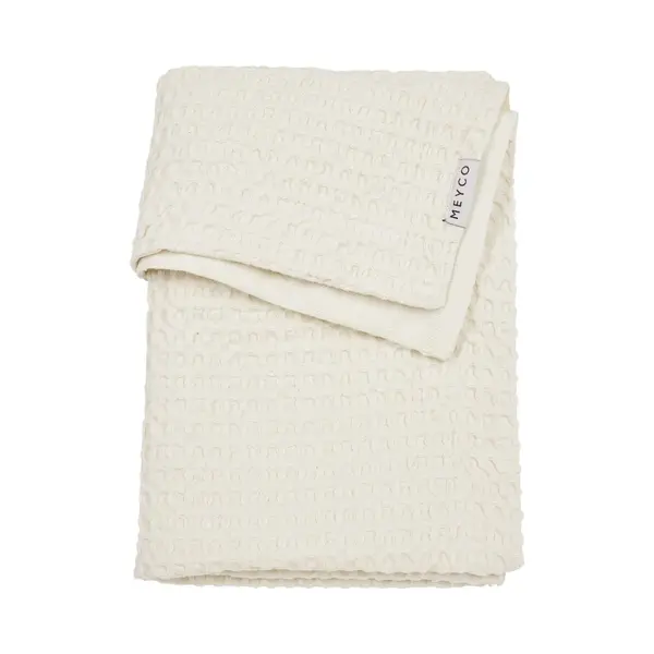 Meyco Baby Decken Waffle Cotton - Größe 75x100cm - Tog 1.0 - Kuscheldecke - 100% Weiche Baumwolle - Oeko Tex Zertifiziert - Vielseitig Einsetzbar - thumbnail