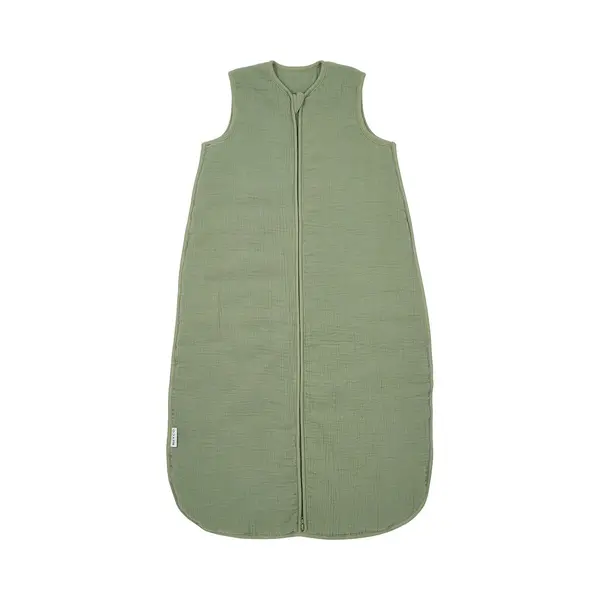 Meyco Baby Olive Green Schlafsack Ohne Ärmel Gefüttert Musselin 60cm thumbnail