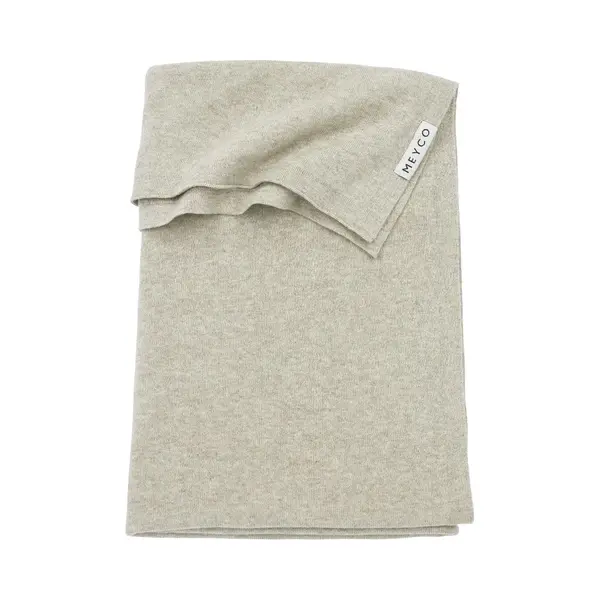 Deken Wieg Meyco Knit Basic Sand Melange thumbnail