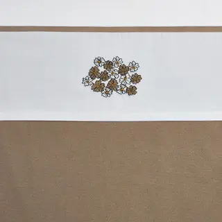 Laken Babybedje Meyco Vintage Flower Taupe