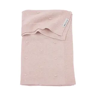 Deken Babybedje Meyco Mini Knots Soft Pink