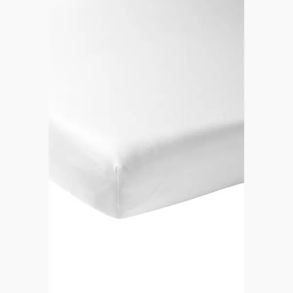 Set | Hoeslaken Wieg Meyco Jersey 40x80/90 Wit (2st) thumbnail