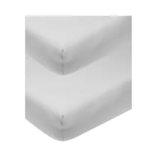 Hoeslaken Meyco 2st Junior 70x140 Jersey Licht Grijs