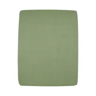 Meyco Baby Uni Hoeslaken Boxmatras - Jersey - Olive Green - 75x95cm