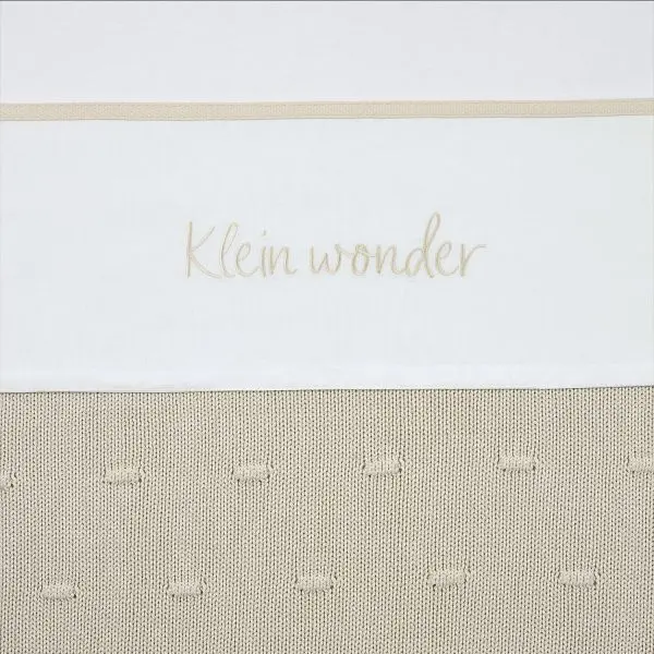Laken Wieg Meyco Klein Wonder Soft Sand 75x100 thumbnail