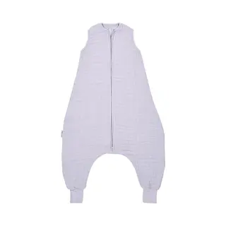 Meyco Baby Uni Baby Zomer Slaapoverall Jumper - Pre-washed Hydrofiel - Soft Lavender - 104cm - 0.5 T