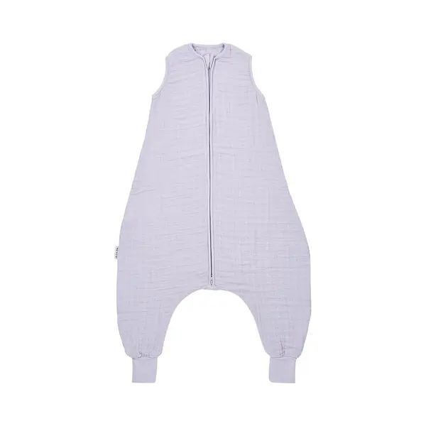 Meyco Baby Uni Baby Zomer Slaapoverall Jumper - Pre-washed Hydrofiel - Soft Lavender - 104cm - 0.5 T thumbnail