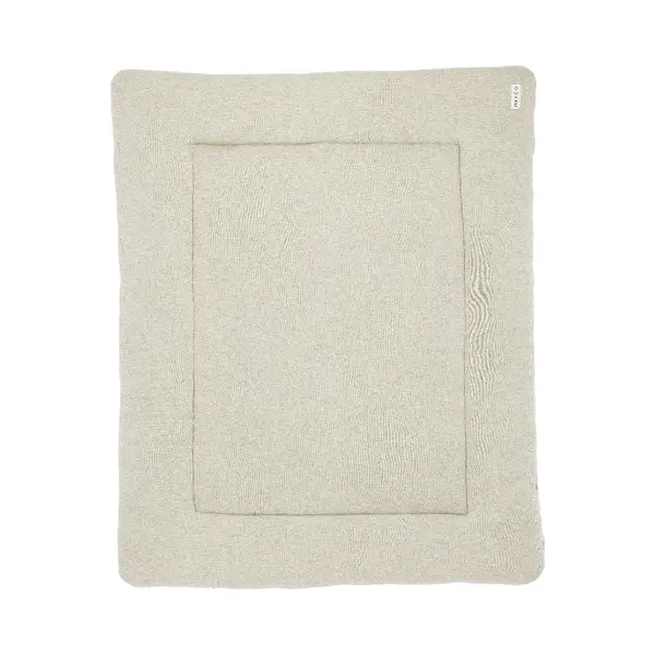 Meyco, Rompbekleding Voor De Box, Boxinzet Knit Basic Teddy - Zandkleurig Gemêleerd - 77x97cm (77 cm, 97 cm) thumbnail