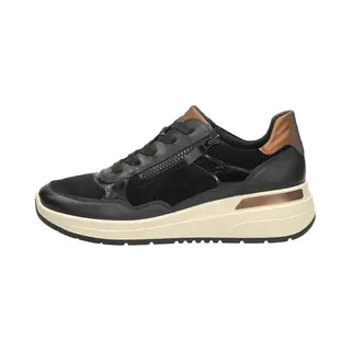 Ara Garda Veterschoenen Laag - Zwart - Maat 6.5
