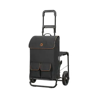 Andersen Shopper Manufaktur Boodschappentrolley Komfort Shopper Ipek M.a Black Donkergrijs 103cm