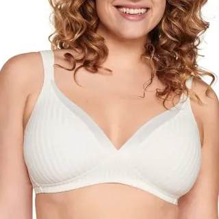 Naturana Streifen Soft-Bh Mit Schale - 5247 85 Ecru A