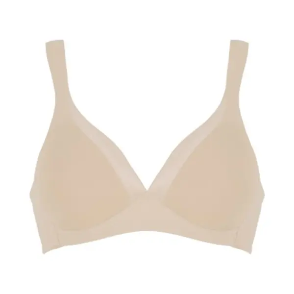 Naturana Bh Damen Ohne Bügel Cup A-D 100% Angenehm Dank Extra Softer Schalen I Bh Ohne Bügel Mit Nahtlosen Cups - Ideal Unter Blusen & T-Shirts thumbnail