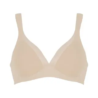 Naturana Bh Damen Ohne Bügel Cup A-D 100% Angenehm Dank Extra Softer Schalen I Bh Ohne Bügel Mit Nahtlosen Cups - Ideal Unter Blusen & T-Shirts