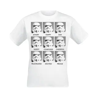 Star Wars Stormtrooper - Emotions T-Shirt White