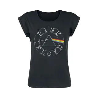 Pink Floyd Logo Circle T-Shirt Black