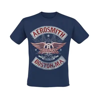 Aerosmith Boston Pride T-Shirt Navy