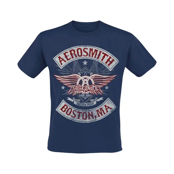 Aerosmith Boston Pride T-Shirt Navy thumbnail