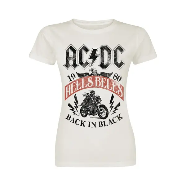 Ac/Dc Hells Bells T-Shirt Off White thumbnail