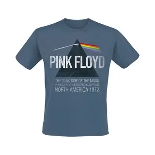 Pink Floyd North America 1972 T-Shirt Blue