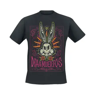Looney Tunes Dia De Los Muertos T-Shirt Black
