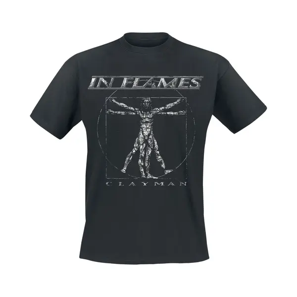 In Flames Clayman Vintage T-Shirt Black thumbnail