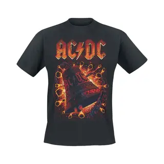 Ac/Dc Hells Bells Explosion T-Shirt Black