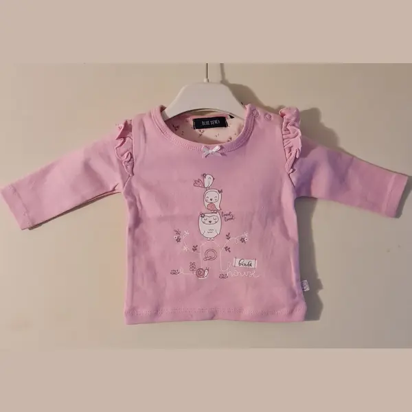 Blue Seven Baby T-shirt Uiltje Roze Maat 62 thumbnail