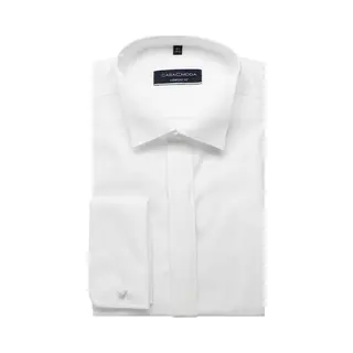 Casa Moda Gala Shirt Wit, Effen