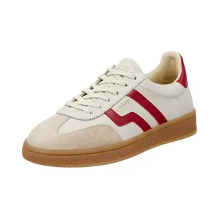 Gant Footwear Cuzima Damessneakers, Beige/donkerrood, 38 Eu, Donkerbeige Rood, 38 Eu