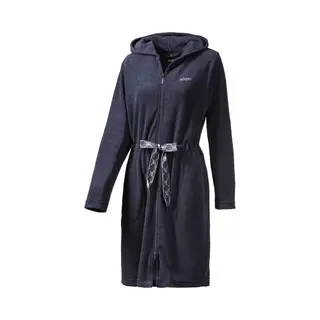 Joop! Active Damen Bademantel Kapuze Kurz 1659 - Farbe, Blau - 11 - M