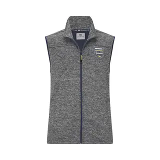 Jan Vanderstorm Vest Grijs, Effen