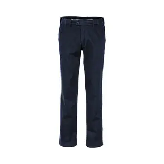 Babista Broek Met Platte Voorkant Donkerblauw, Effen