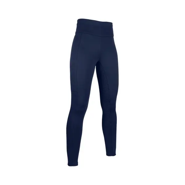 Hkm Kinder Cosy Style Silikon-Vollbesatz Reitleggings, Dunkelblau, 134/140 thumbnail
