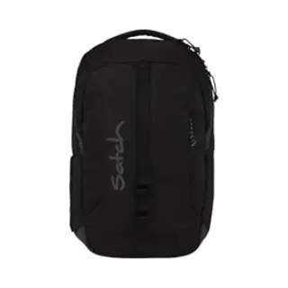 Satch Con, next Sac à Dos D'écolier, Ergonomique, Imperméable, Léger, Avec Compartiment Pour Ordinateur Portable Et Boîte à Cahiers, Urban Black