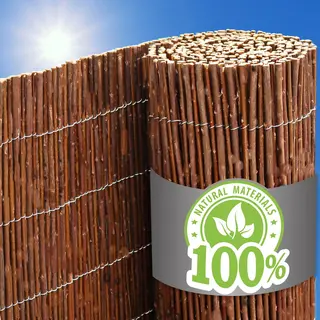 urfence 100x600 Wilg Balkonscherm Privacy Mat - Tuin Wilgenmat Balkon Inkijkbescherming